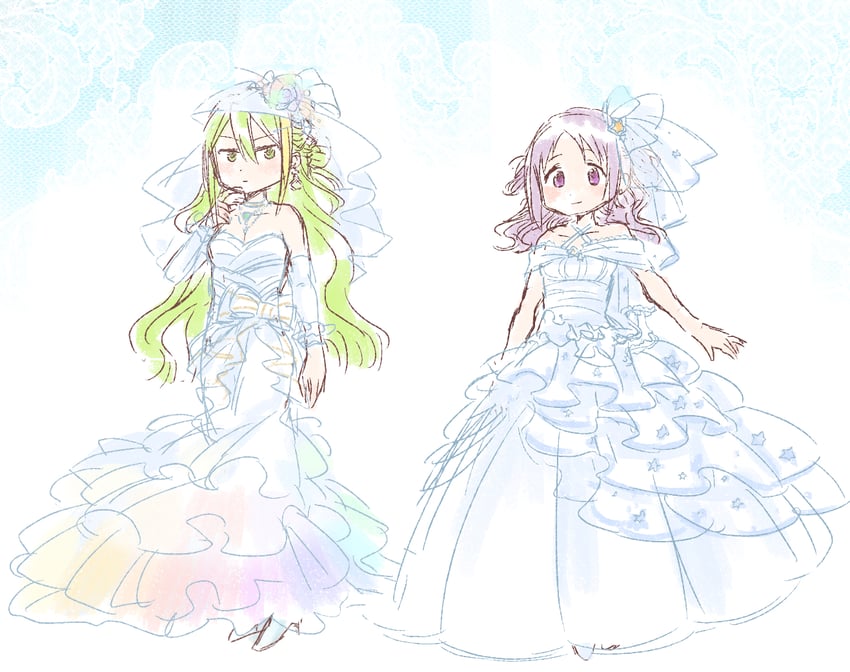 alina gray and misono karin (mahou shoujo madoka magica and 1 more) drawn by ketsuwotatakuna