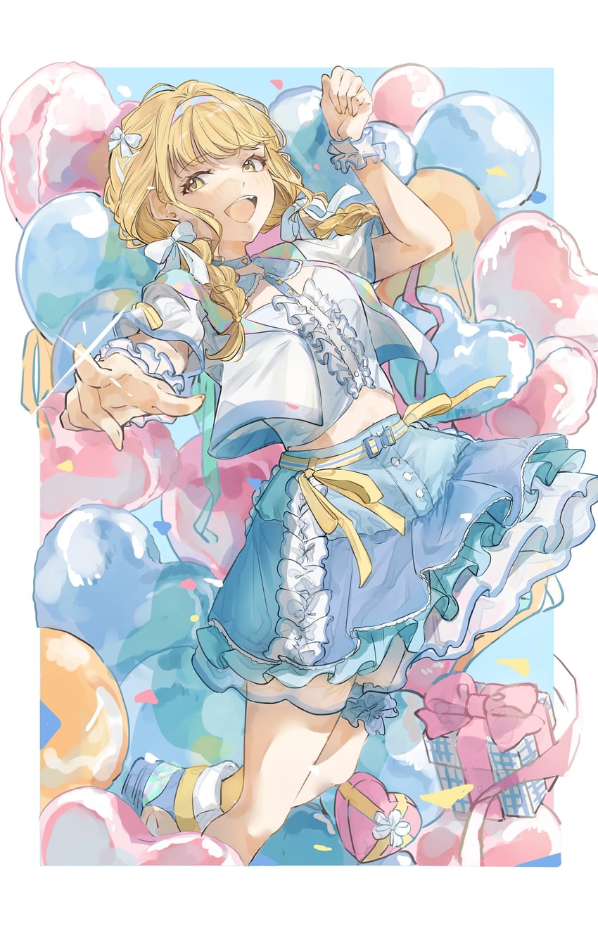 fujita kotone (idolmaster and 1 more) drawn by nami_(wa98449)
