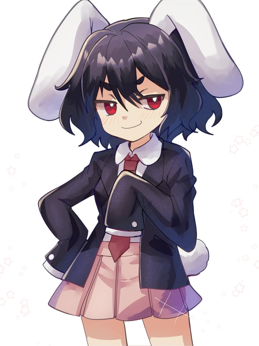 reisen udongein inaba and inaba tewi (touhou) drawn by plus2sf