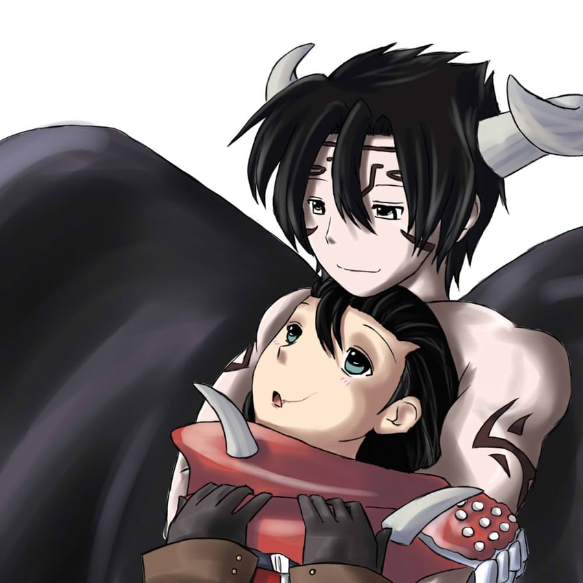 kazama jin, devil jin, and sergei dragunov (tekken) drawn by blackorchid2007