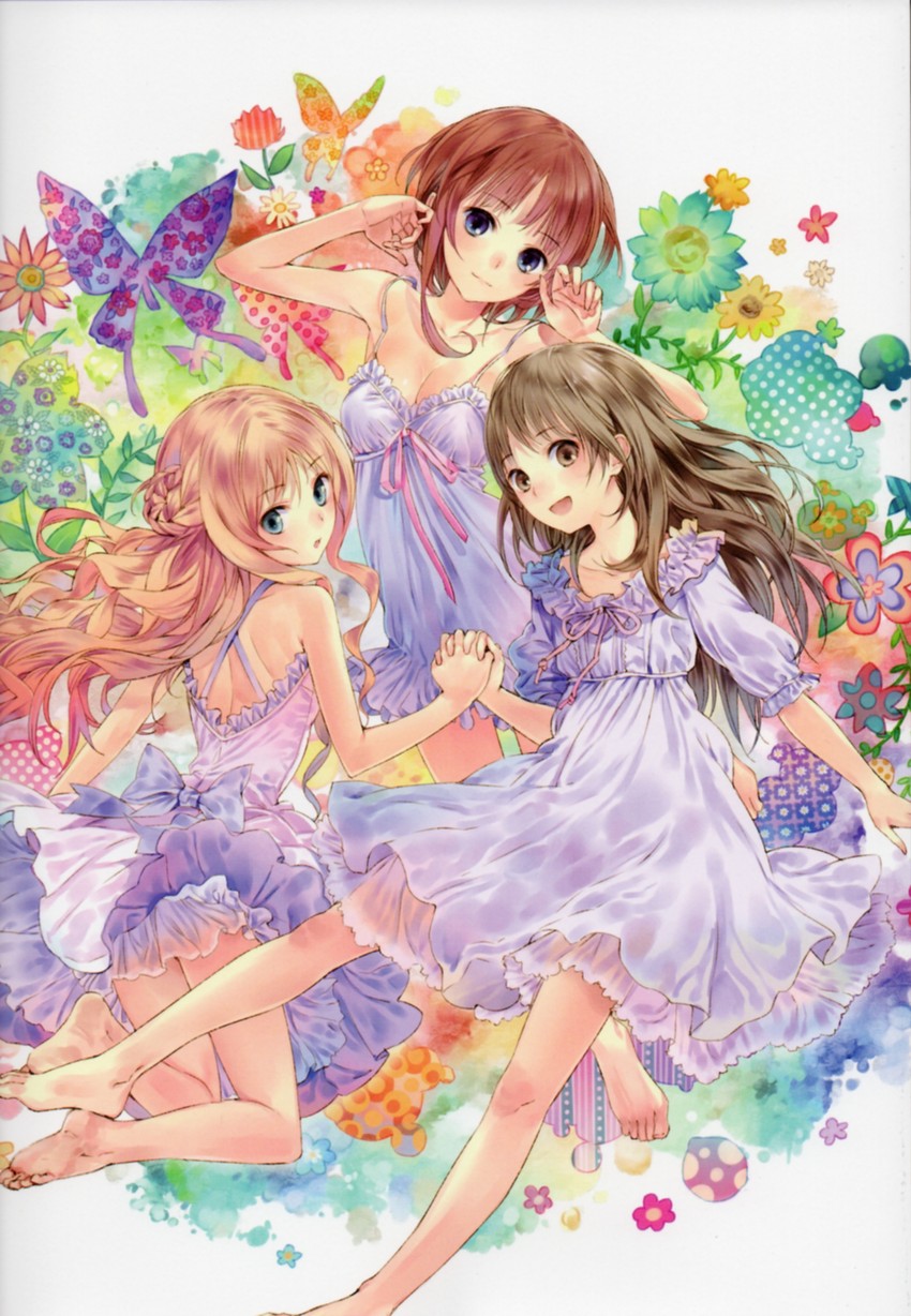 totooria helmold, rorolina frixell, and merurulince rede arls (atelier and 3 more) drawn by kishida_mel