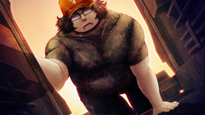 hashida itaru (steins;gate and 1 more) drawn by huke