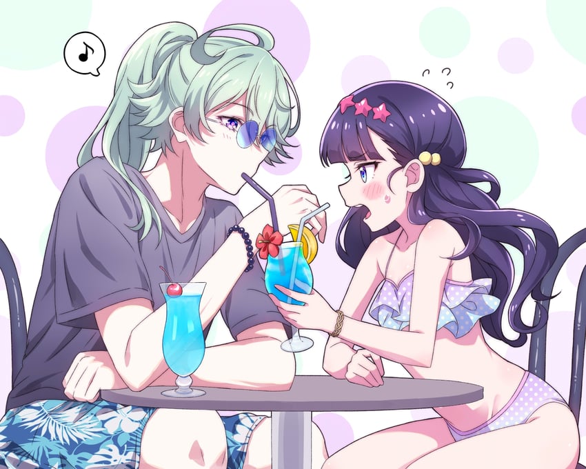 kasai amane and narcistoru (precure and 1 more) drawn by kyoutsuugengo