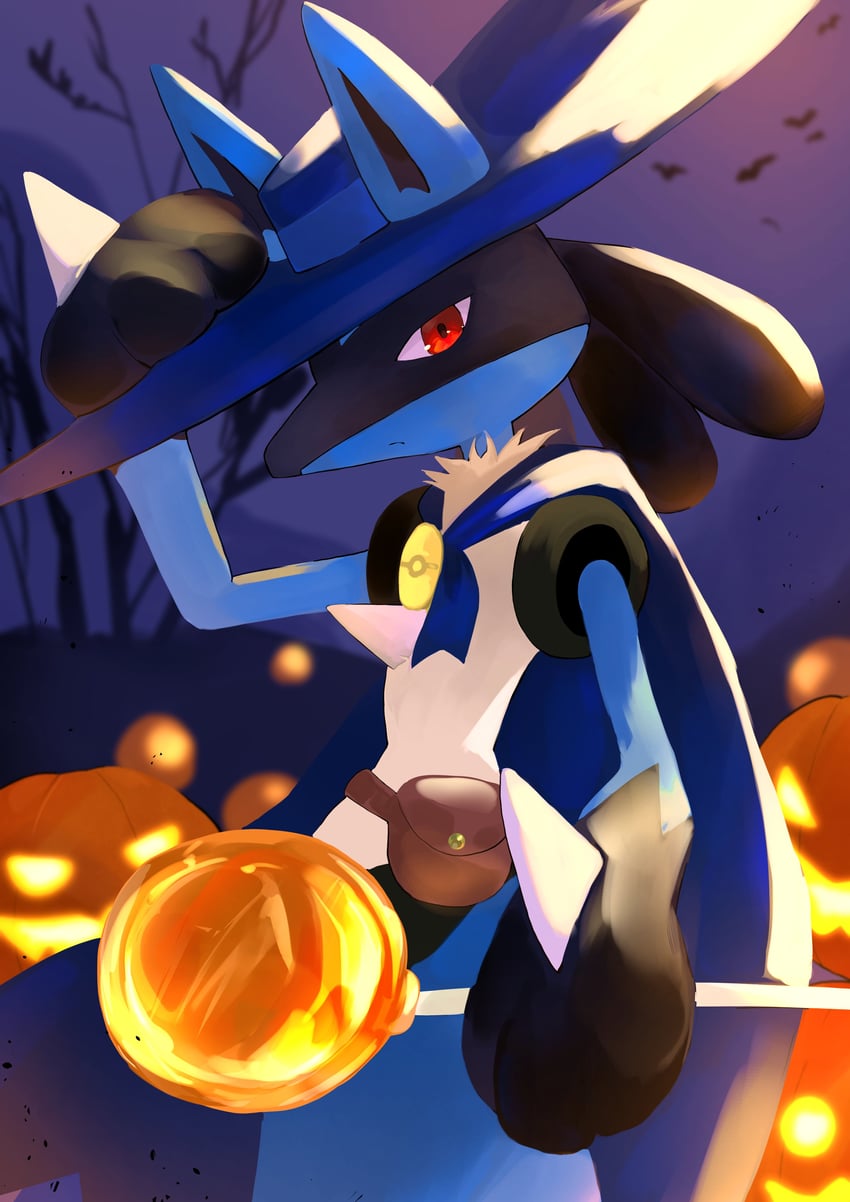 lucario (pokemon and 1 more) drawn by yuu_(yuu777hh)