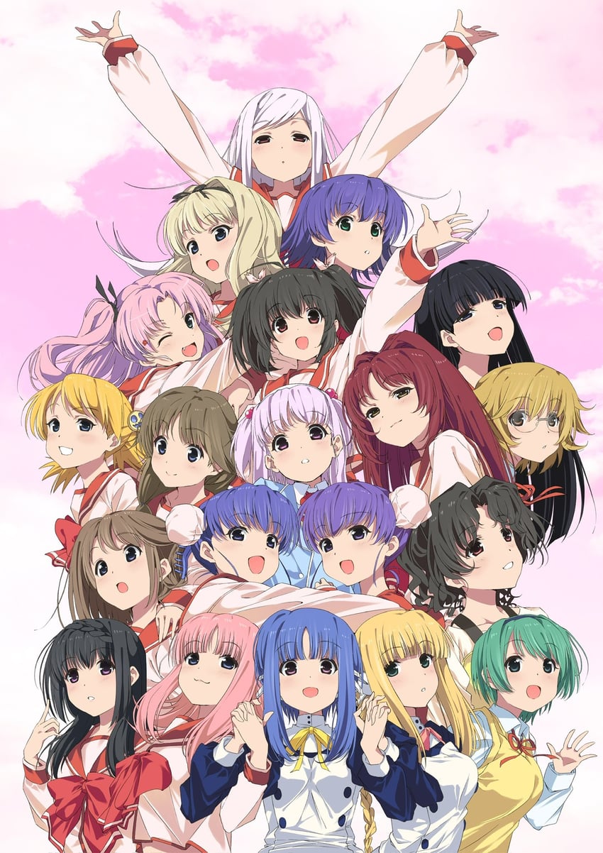 kousaka tamaki, komaki manaka, yuzuhara konomi, kusugawa sasara, lucy maria misora, and 15 more (to heart and 1 more) drawn by insomnia_(insomnia_plus)