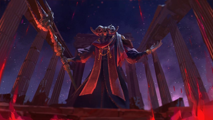 mohg lord of blood (elden ring) drawn by chaoskin