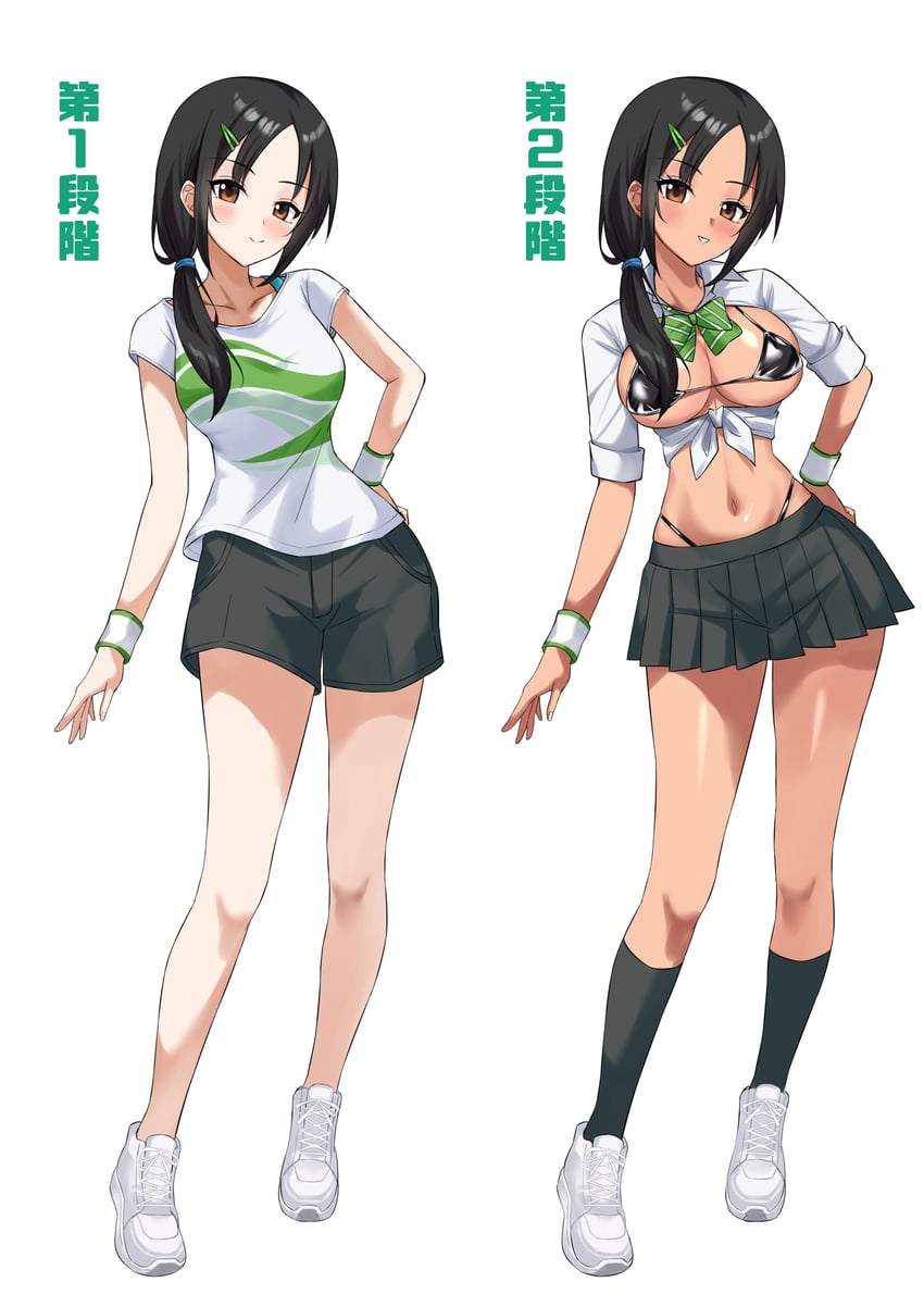 trainer and aoki kei (idolmaster and 1 more) drawn by kuroko_(user_jtty5588)