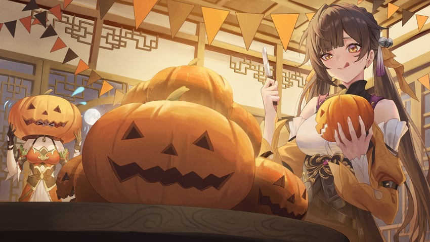 sushang and guinaifen (honkai and 1 more) drawn by xian_shui_chang_chong