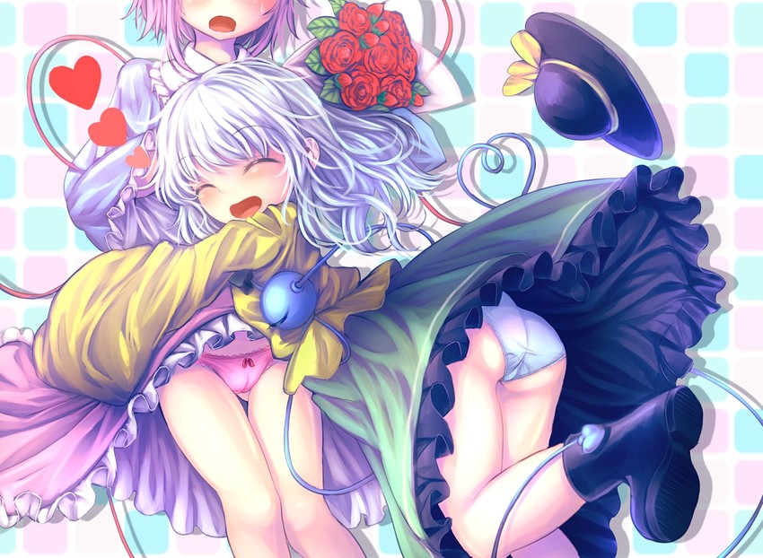komeiji koishi and komeiji satori (touhou) drawn by maru_daizu_(aqua6233)