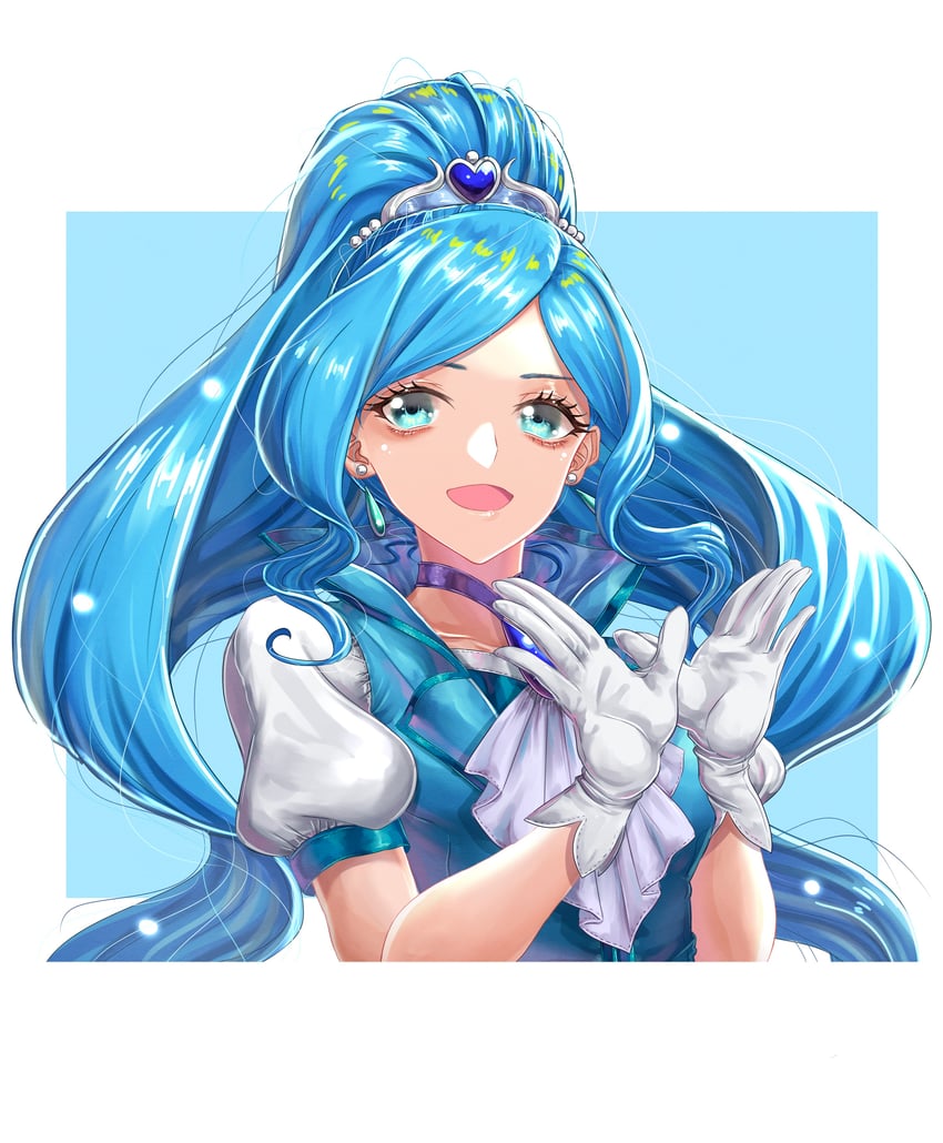 sawaizumi chiyu and cure fontaine (precure and 1 more) drawn by sakana_sakanama