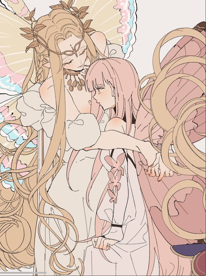 aurora and coral (fate and 1 more) drawn by note_nii