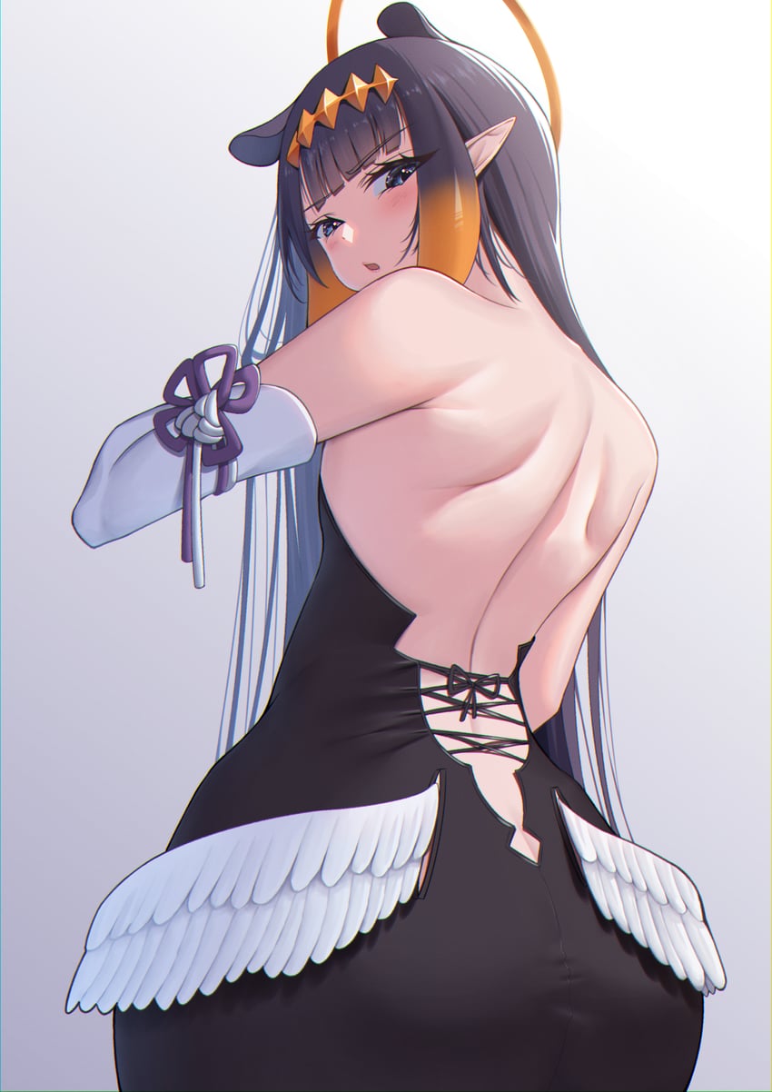 ninomae ina'nis (hololive and 1 more) drawn by himeliofon