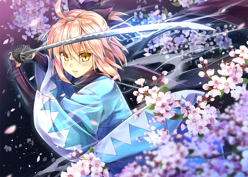 okita souji (fate and 1 more) drawn by koyuki_(kotatsu358)