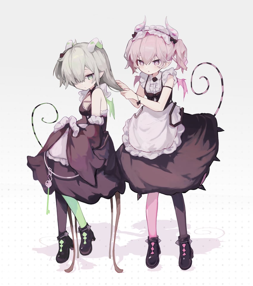 arianna the labrynth servant and arianne the labrynth servant (yu-gi-oh!) drawn by xiang_(kxre7237)