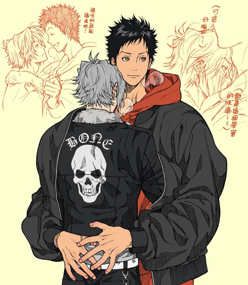 gokudera hayato and yamamoto takeshi (katekyo hitman reborn!) drawn by umkaqryi