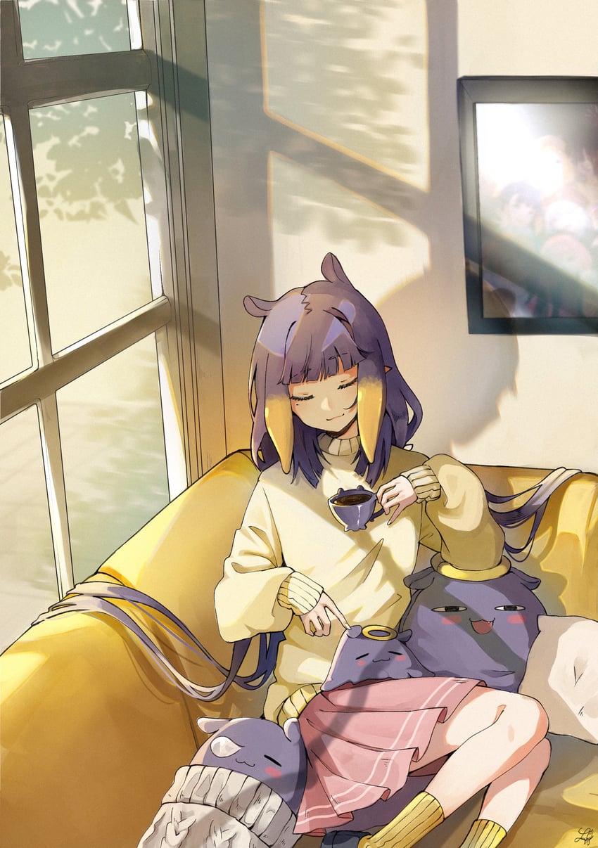 ninomae ina'nis and takodachi (hololive and 1 more) drawn by lucferz