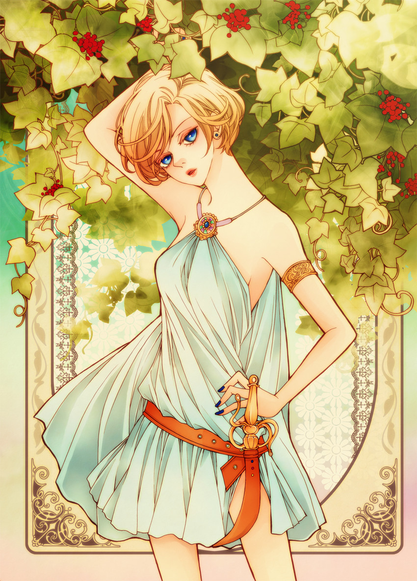 ten'ou haruka and sailor uranus (bishoujo senshi sailor moon) drawn by sizh