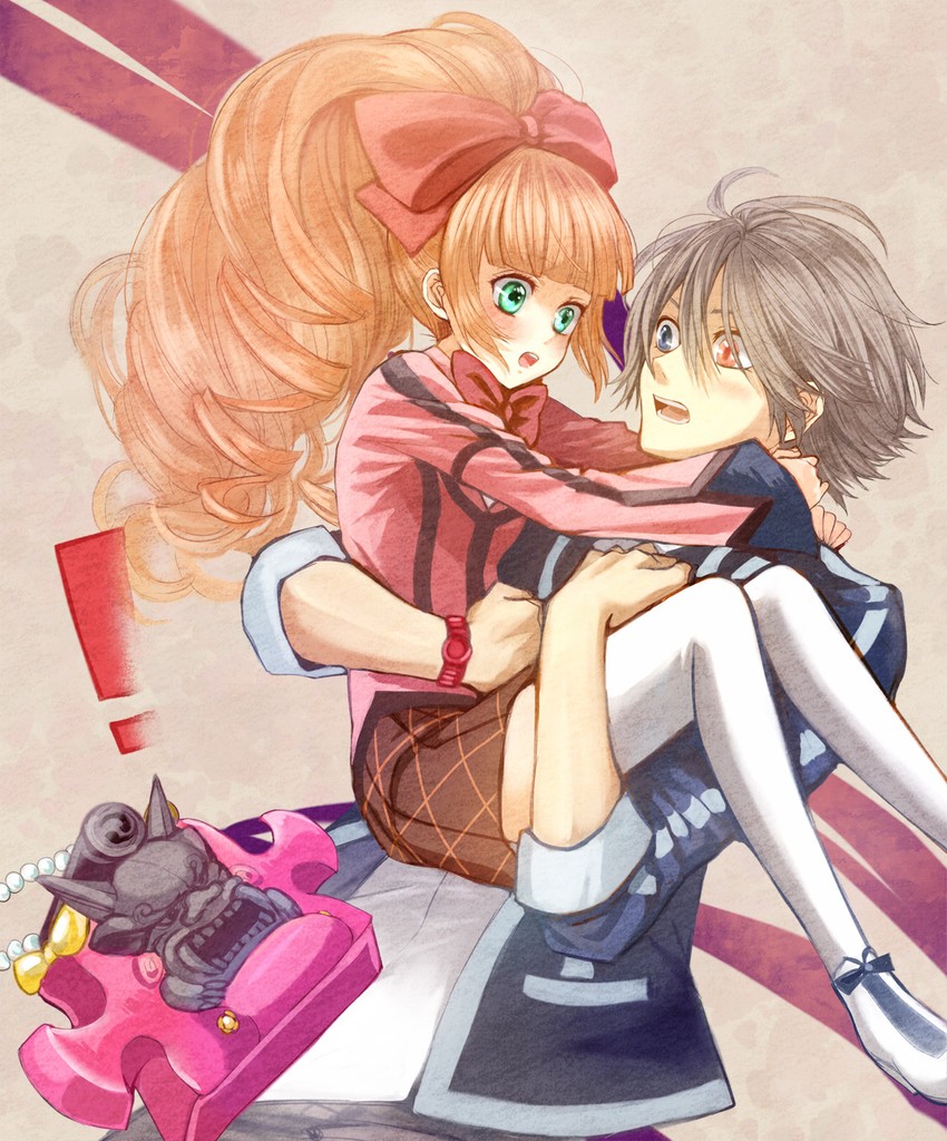 aiba ruri and tandouji alma (sacred seven) drawn by nanamura