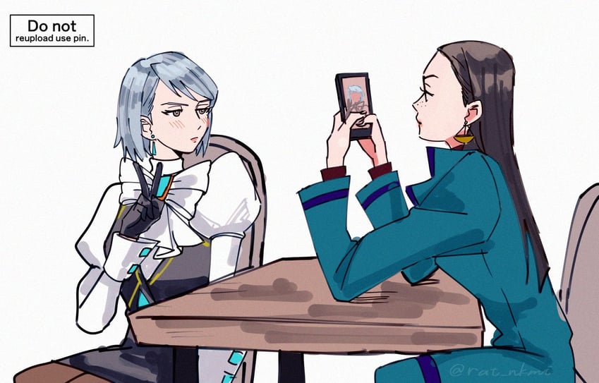 franziska von karma and calisto yew (ace attorney and 2 more) drawn by rat_nkmi