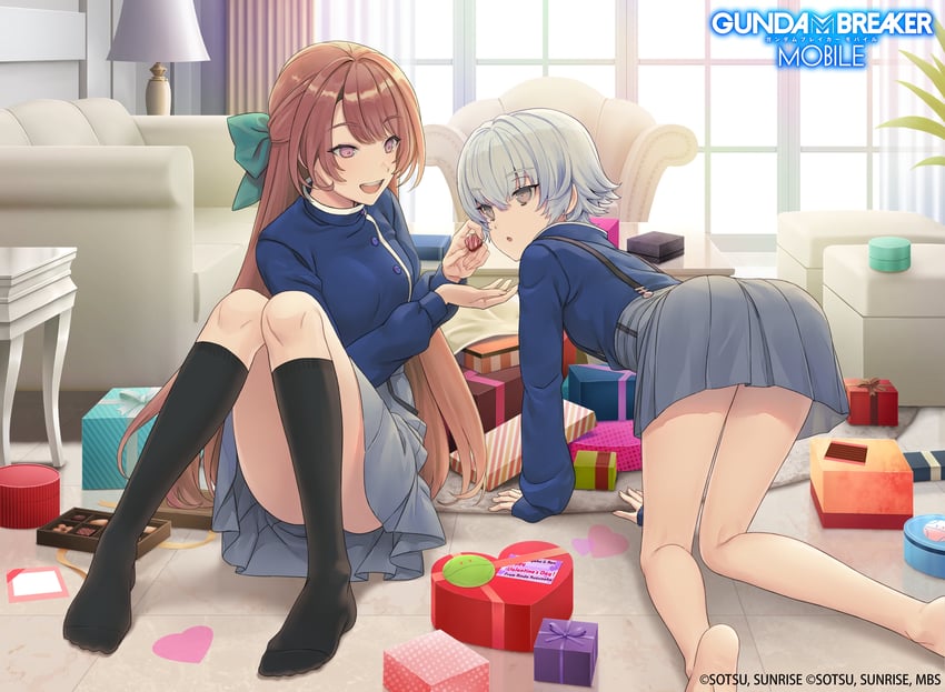 haro, kotomori ren, and mikado kyoko (gundam and 1 more) drawn by taiki_(luster)