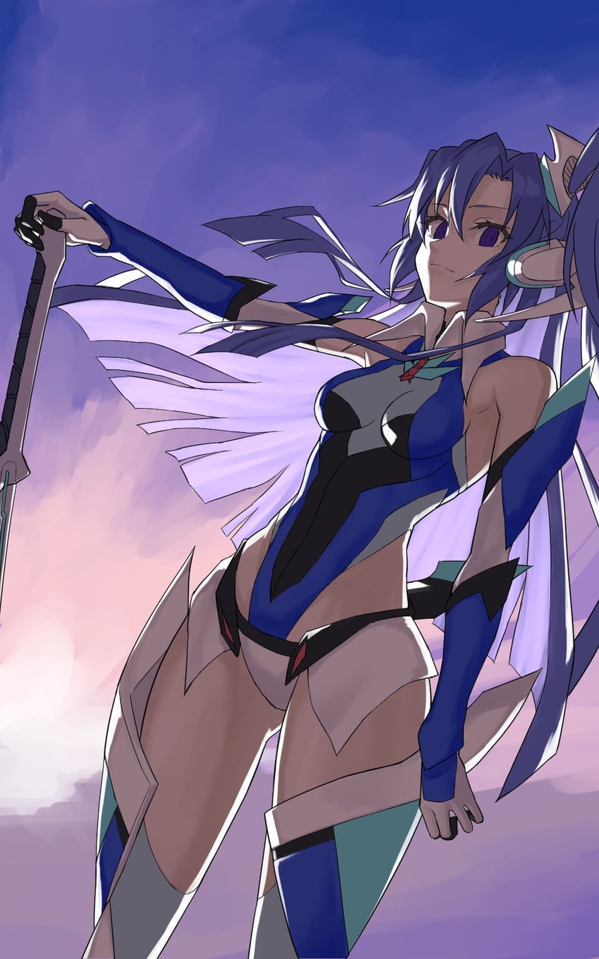 kazanari tsubasa (senki zesshou symphogear) drawn by type-moongundam