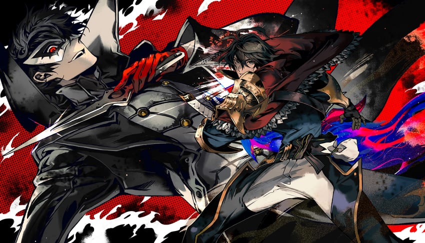 amamiya ren, joker, and aldo (persona and 2 more) drawn by kaifei_(kaifei_29)