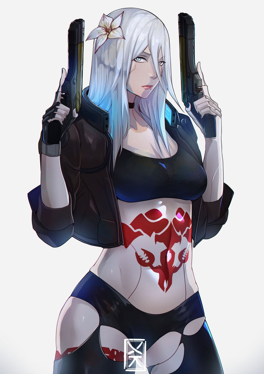 rebecca and a2 (nier and 4 more) drawn by xuuikie_ashe