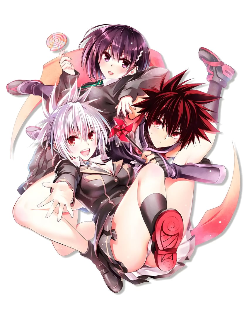 kazamaki matsuri and kanade suzu (ayakashi triangle) drawn by yabuki_kentarou