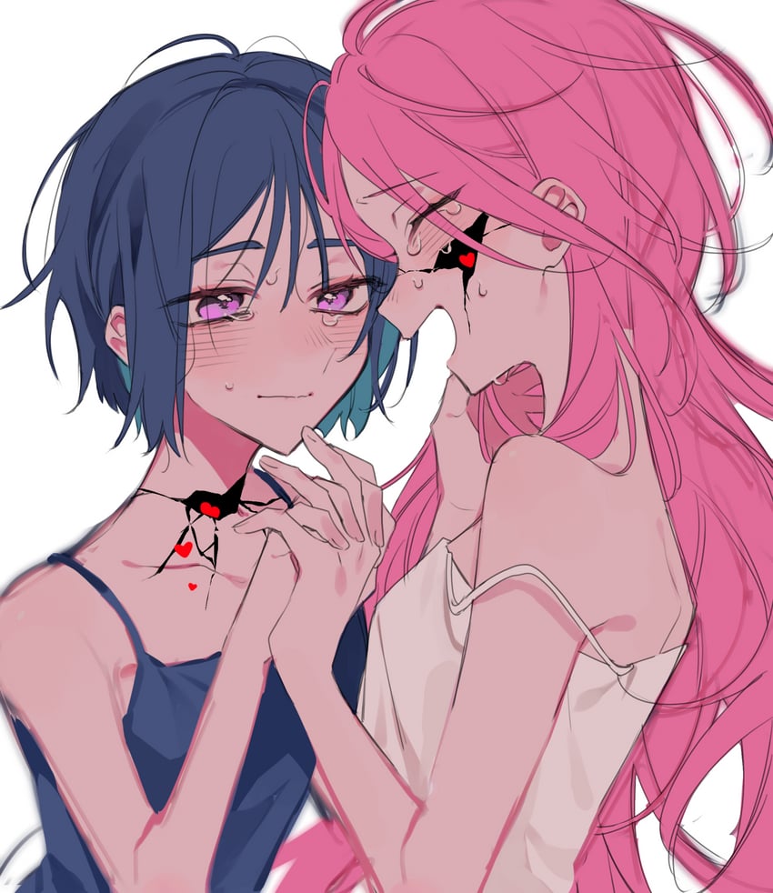 sua and mizi (alien stage) drawn by kikurage_ii