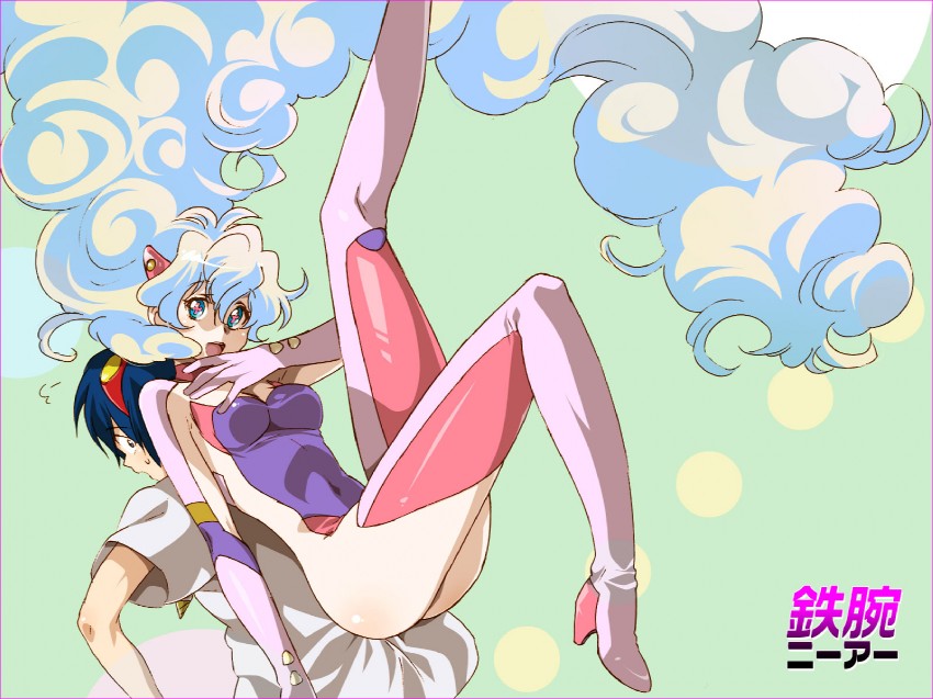 nia teppelin, simon, and birdy cephon altera (tengen toppa gurren lagann and 2 more) drawn by yukimitsuki
