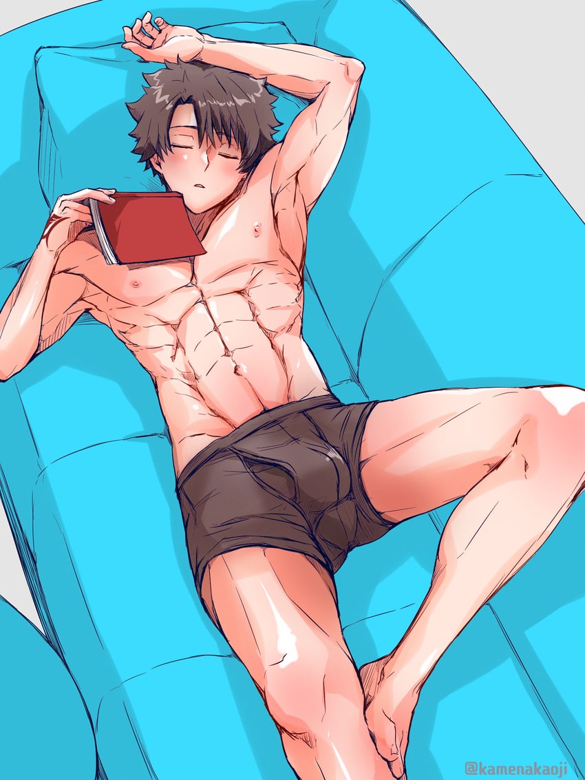 fujimaru ritsuka (fate and 1 more) drawn by kamenakake