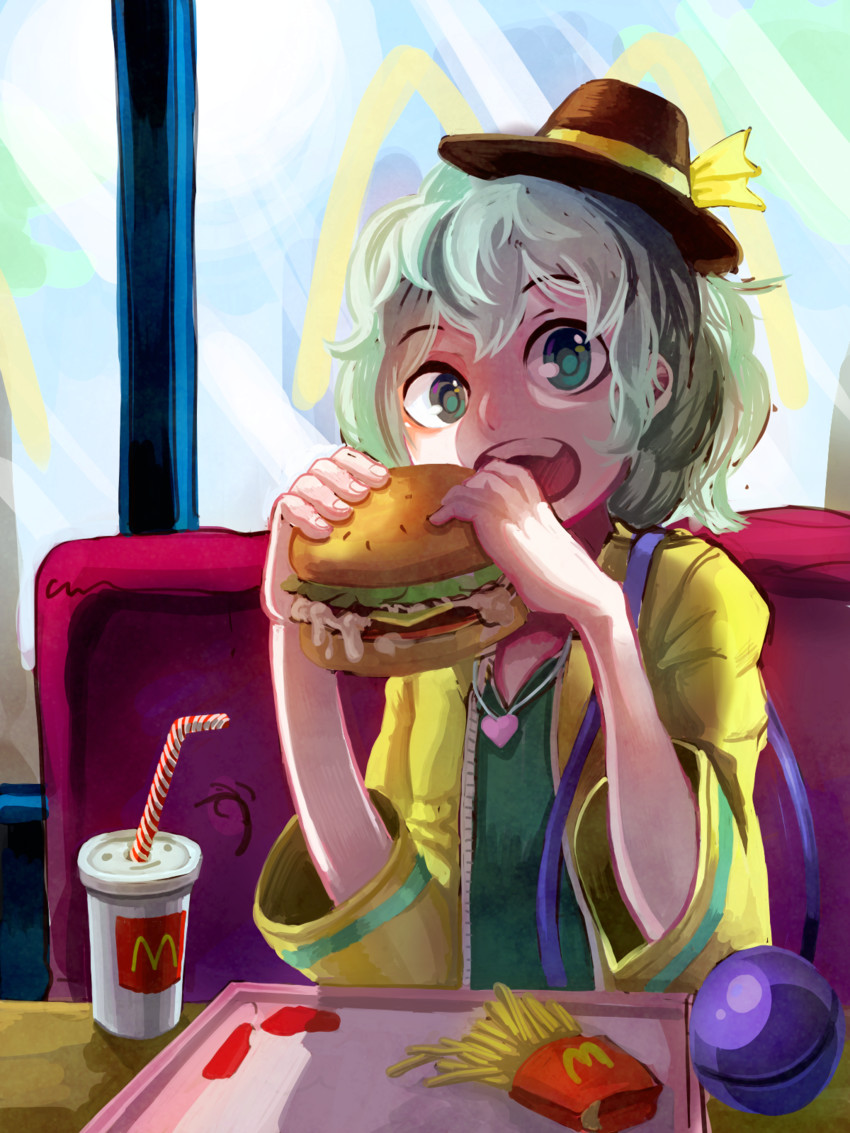 komeiji koishi (touhou and 1 more) drawn by nicahd