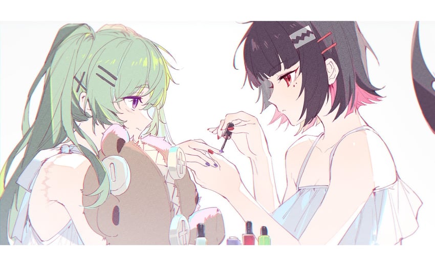 ellen joe and corin wickes (zenless zone zero) drawn by yomi4310