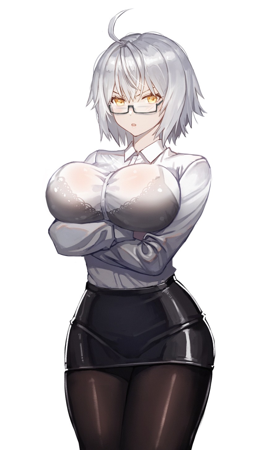 jeanne d'arc alter (fate and 1 more) drawn by cha_hou