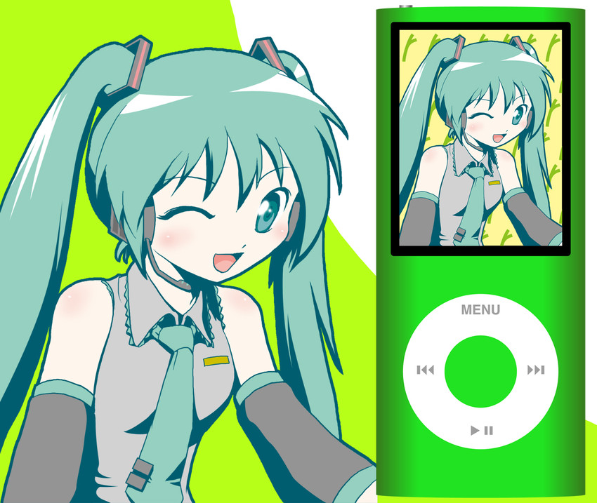 hatsune miku (vocaloid and 1 more) drawn by yagi_gojou