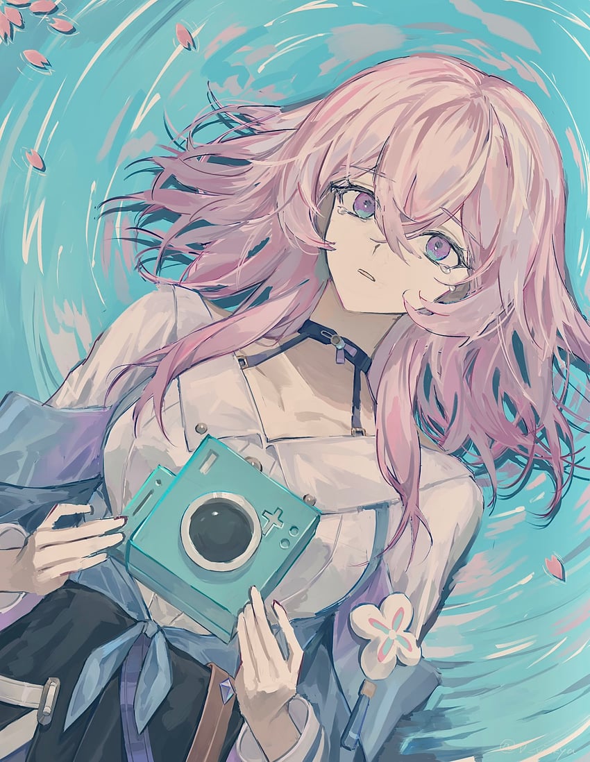 march 7th (honkai and 1 more) drawn by d_yinkya