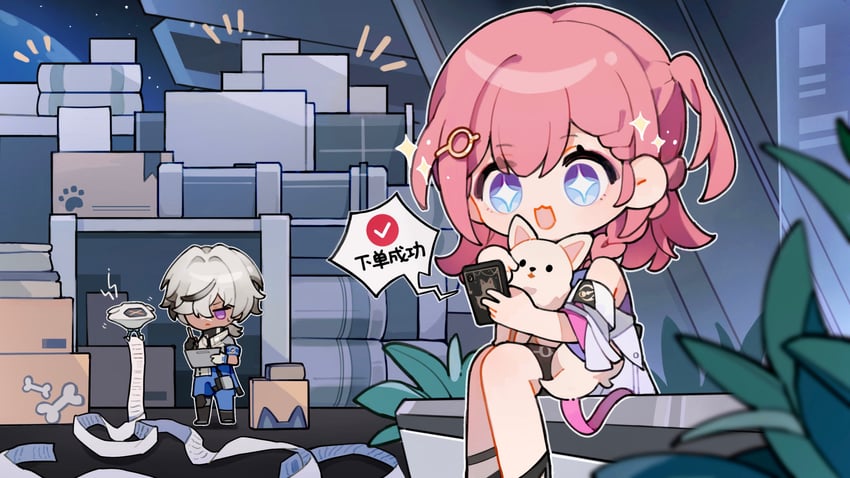 asta, peppy, and arlan (honkai and 1 more)