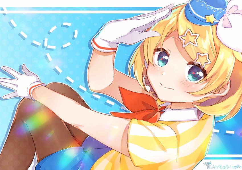 kagamine rin (vocaloid and 1 more) drawn by tatibanamarin