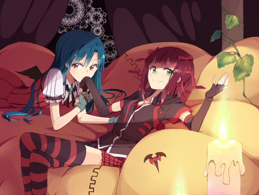 kisaragi chihaya, amami haruka, and dark haruka (idolmaster) drawn by sou_(tuhut)