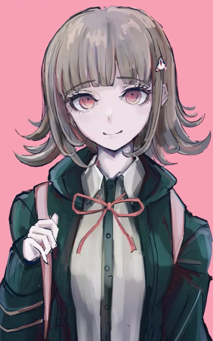 nanami chiaki (danganronpa and 2 more) drawn by akitsu_(davis0527dx)