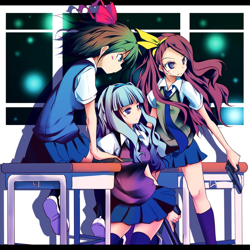 kikuchi makoto, shijou takane, and minase iori (idolmaster) drawn by natsu_(anta_tte_hitoha)