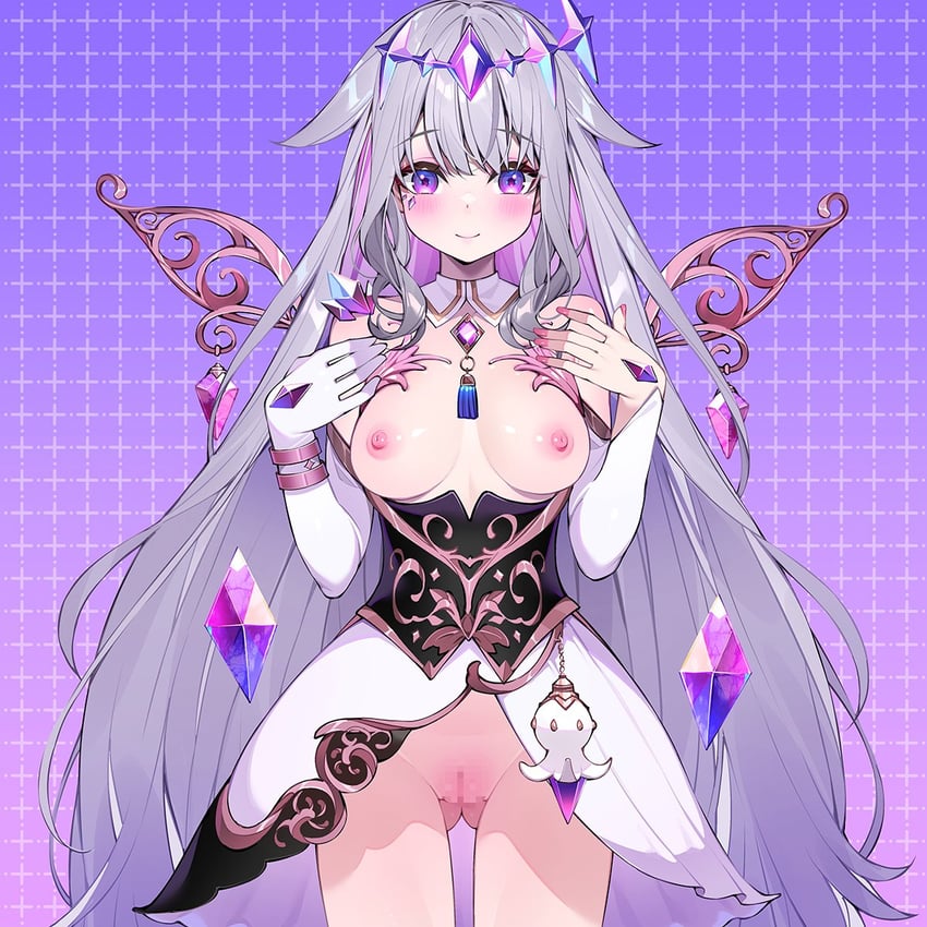 koseki bijou (hololive and 1 more) drawn by waterring