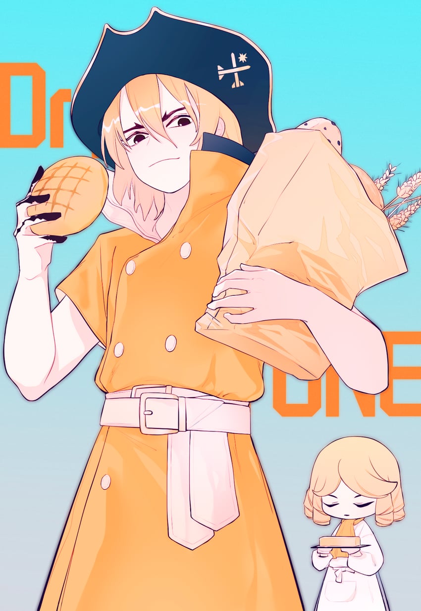 nanami ryuusui and francois (dr. stone) drawn by san_(misejingmen)