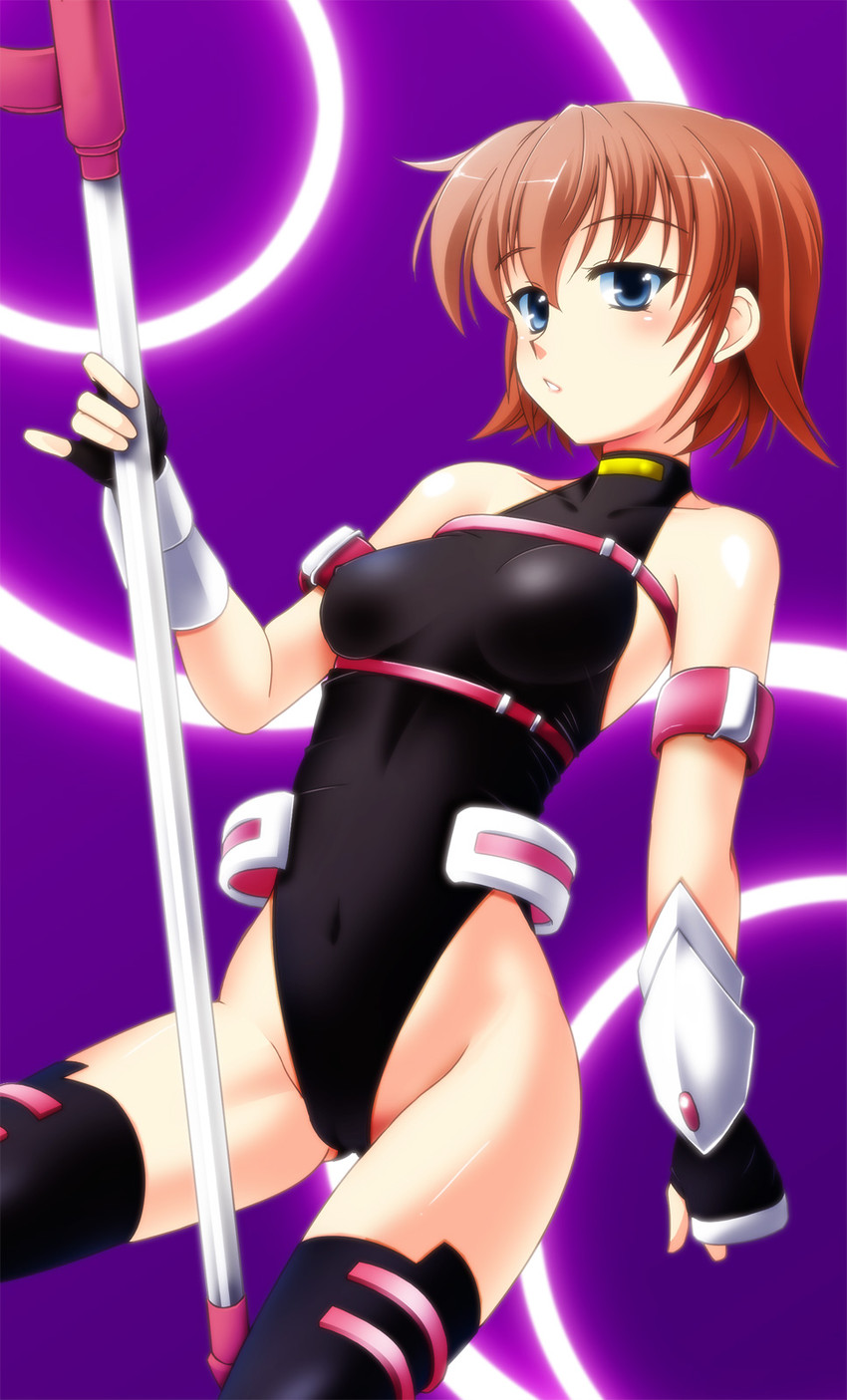 stern the destructor, levi the slasher, and luciferion (lyrical nanoha and 3 more) drawn by hakkai