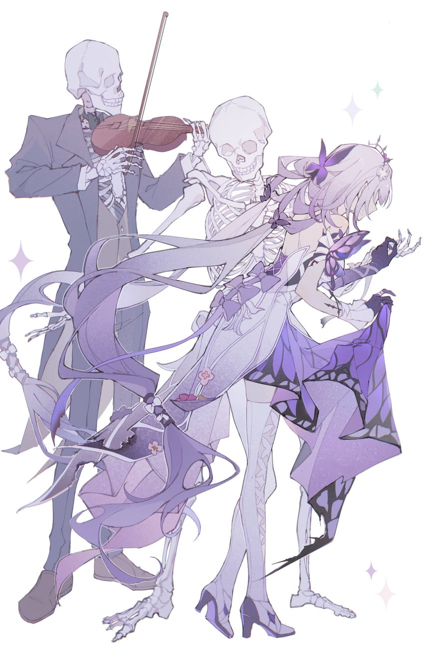 castorice (honkai and 1 more) drawn by yue_(shemika98425261)