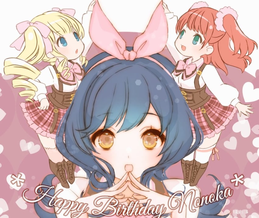 narumi clara yuuko, nagase marta nonoka, and hanaoka angela moe (assault lily) drawn by hotaru_(ultraroly_poly)