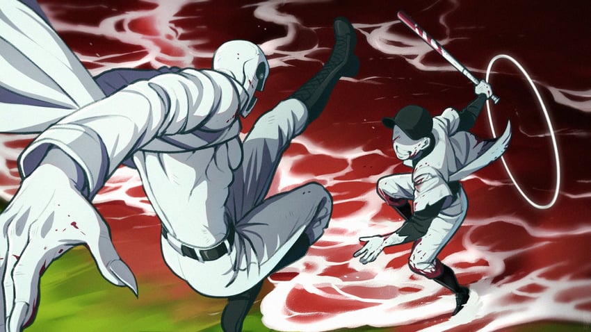 the batter, add-on, and dedan (off) drawn by tanblaque