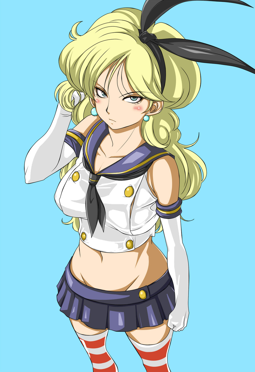 shimakaze and lunch (kantai collection and 1 more) drawn by tuna21