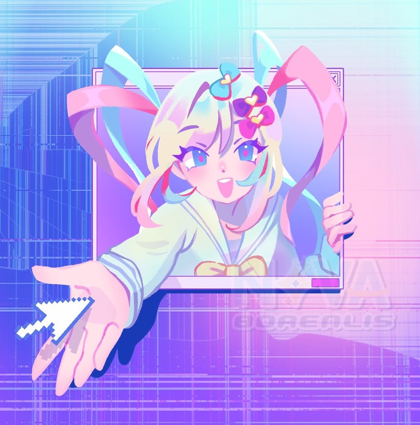 chouzetsusaikawa tenshi-chan (needy girl overdose) drawn by nova_borealis