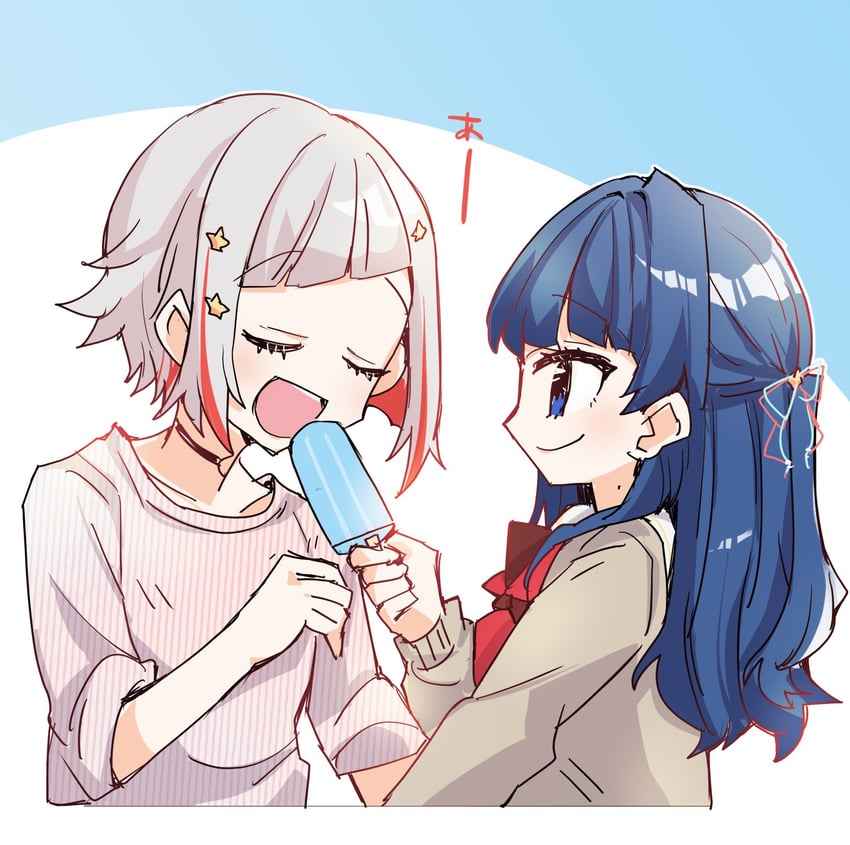 murano sayaka and yugiri tsuzuri (love live! and 1 more) drawn by kanduki_kamibukuro
